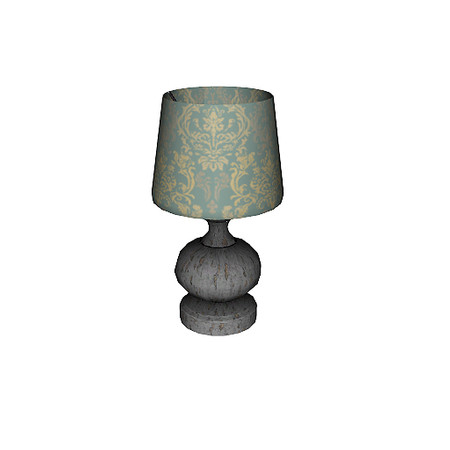 Sims 3 — Shabby Chic Four Table Lamp by TheNumbersWoman — A bit of shabiness yet sort of Chic. By RicciNumbers at TSR.