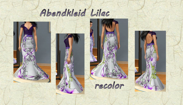 Sims 3 — Abendkleid Lilac by Luziferia2 — recolor by Luziferia @ www.sims3-home-sweet-home.de.vu A lovely formal summer