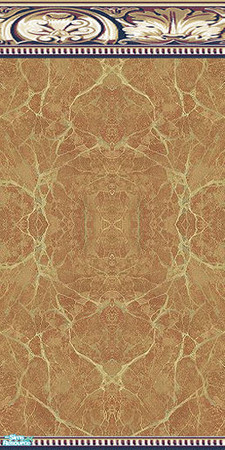 Sims 2 — Marble with Acanthus border Wall - Brown by Sheera — Part of my Marble with Acanthus border Walls & Floors