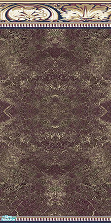 Sims 2 — Marble with Acanthus border Wall - Purple by Sheera — Part of my Marble with Acanthus border Walls & Floors