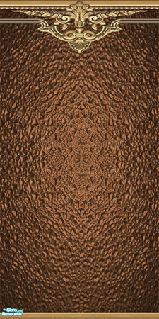 Sims 2 — Metallic Colored Glass with borders Wall - Bronze by Sheera — Part of my Metallic Colored Glass with borders