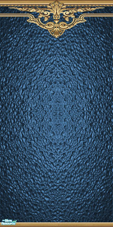 Sims 2 — Metallic Colored Glass with borders Wall - Indigo by Sheera — Part of my Metallic Colored Glass with borders