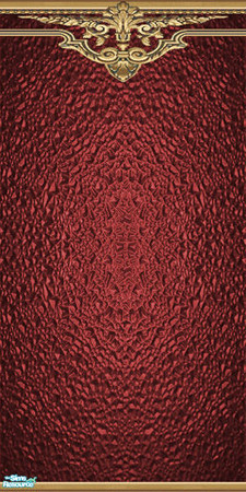 Sims 2 — Metallic Colored Glass with borders Wall - Ruby by Sheera — Part of my Metallic Colored Glass with borders Walls