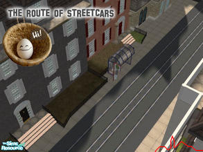 Sims 2 — Route of streetcars set by artrui — For a little more realism to the Urban Scene. Moreover, you could find