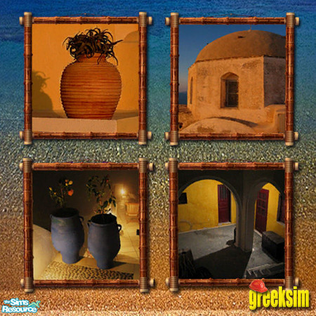 Sims 2 — grks Vacation memories by greeksim — The theme of these 4 pics is ... Greek vacations! It will decorate