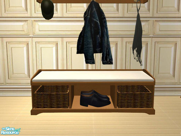 Sims 2 — PB Entry Recolor Honey - Bench by ShinoKCR — 