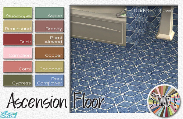 Sims 2 — Studio K Ascension Floor_Set 01 by StudioKhagerks — 