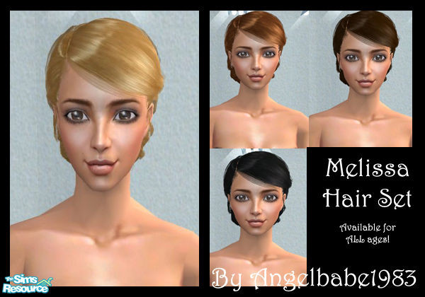 Sims 2 — Melissa Hair Set by Angelbabe1983 — Here is another Hair Set based on another of Peggy\'s wonderful meshes.