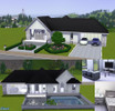 Sims 3 — Clover Starter Home by Givet2 — Nice modern starter home for a single sim. The house has; - 1 Bedroom - 1
