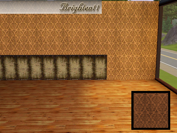 Sims 3 — BR11 SteampunkWallpaper by Brighten11 — Steampunk Wallpaper - Brighten11