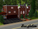 Sims 3 — Fire Department by xloroflora — Fire Department