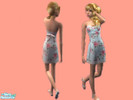 Sims 2 — Flowered Teen Dress by ginger118 — :)