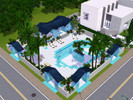 Sims 3 — Le Petit Shark Pool Center - REDONE by ejbenzing — Here's my re-done version of the Le Petit Shark Pool Center.
