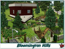 Sims 3 — Bloomingten Hill by CrimsonViscosity2 — It is unknown for how the house got upside down or how it is still