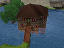 Sims 3 — RiverHouse2 by khan808 — RiverHouse2 - a quiet house set in the middle of a pond