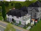 Sims 3 — Classic Villa by eMoniq by eMoniq — 30x30, 2 seperate buildings, 3 bedrooms, 3 bathrooms, kitchen with bar, pool