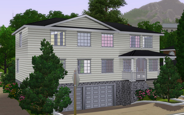Sims 3 — Simple Luxury - Anise by Anakin_Stupaine — Large family house with multi level garden. 3 bedrooms and 4