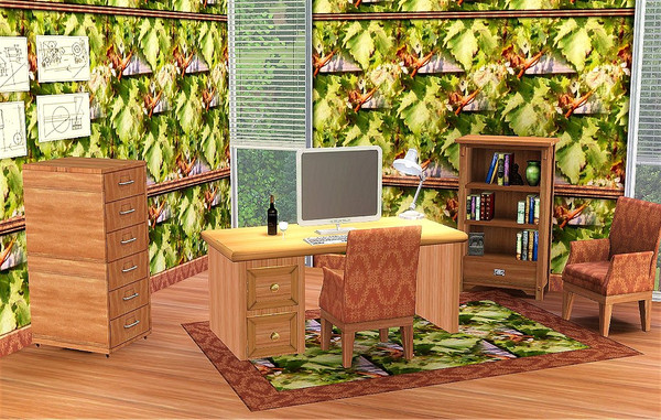 Sims 3 — marcorse_vineyard pattern by marcorse — This pattern originated in a photograph of a vineyard, showing grape