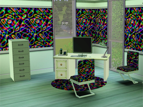 Sims 3 — marcorse_oilslick pattern by marcorse — An abstract, geometric pattern representing the coloured reflections in