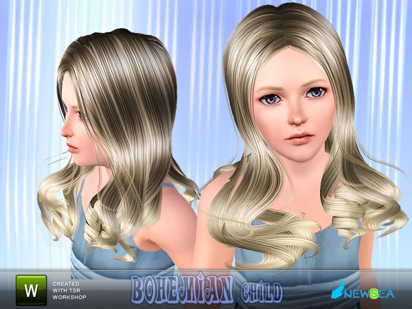 Sims 3 — Newsea Bohemian Child Hairstyle by newsea — This hairstyle is for female. Works for child. All morph states