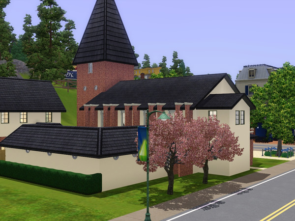 Sims 3 — American Church by simperfect1991 — An American style church. It's the same as my church library, but in a