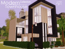 Sims 3 — Town House (Modern Collection) by j-mn1011 — modern townhouse it is a modern looking new york styled townhouse