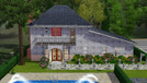 Sims 3 — The Stone Cottage by Moonwalker1 — Two story house with two bedrooms and two bathrooms. One of the bedrooms has