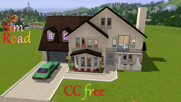 Sims 3 — 12 Sim Road CC free by thewinner — This 5 bedroom house is relly great and I think you will love it. Its very