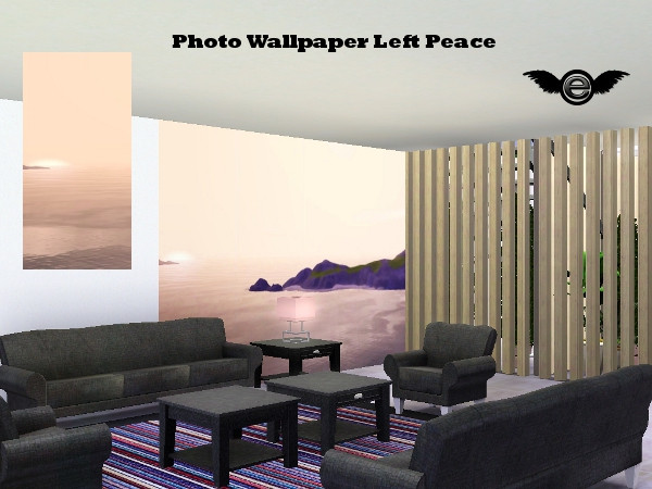 Sims 3 — Photo Wallpaper Set Sunset - left by engelchen1202 — Photo Wallpaper Set Sunset - left this is the middle peace