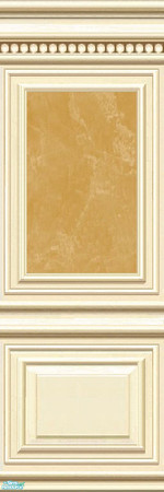 Sims 2 — js2PLEP15VenetianOchre by jsf — ParkLane, egg embellished, counter height, panels hold Venetian plaster textures