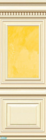 Sims 2 — js2PLEP15VenetianYellow by jsf — ParkLane, egg embellished, counter height, panels hold Venetian plaster