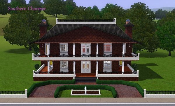 Sims 3 — Southern Charmer by Degera — Classic elegance in the traditional southern style. This lovely home features four