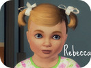 Sims 3 — Rebecca-Lynn-Meyer by wickedlittlelovely — Rebecca Lynn, or Becca if you must, is the twin sister of Brekkin