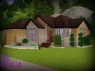 Sims 2 — Alicia by lovehate999 — It, Alicia, has one bedroom, one bathroom, kitchen, living room, dining area(the dining