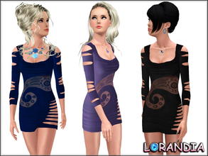Sims 3 — Clubbing dress by LorandiaSims3 — Clubbing dress for your sims 3 females. Recolorable, 3 color variations in the