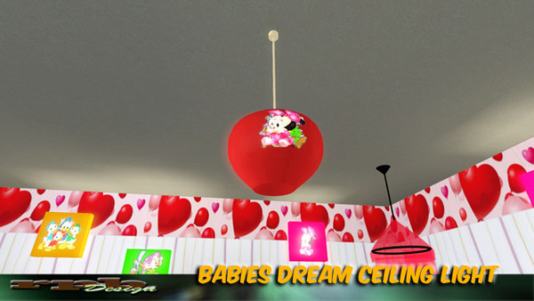 Sims 3 — rpb babies dream ceiling light by ruhrpottbobo — rpb babies dream ceiling light 