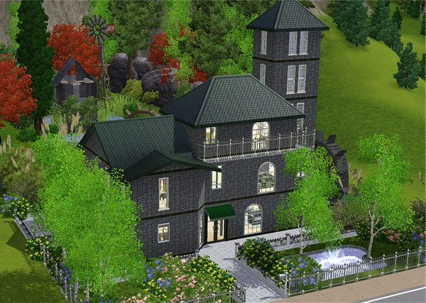 Sims 3 — The Mill Grove by marcorse — The Mill Grove is the result of a low-key restoration of the abandoned and derelict