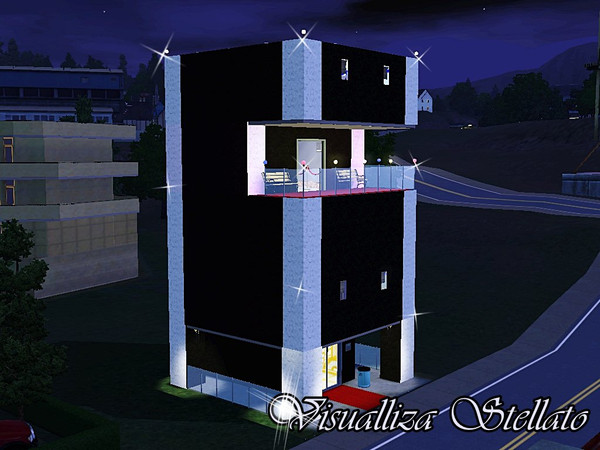 Sims 3 — Visualizza Stellato by love4ver — A luxurios modern-looking home for celebrity couples Groud floor : -Golden