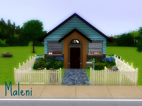 Sims 3 — Maleni by lovehate999 — Maleni is a small, one bedroom, one bathroom, fully furnished home. The first floor