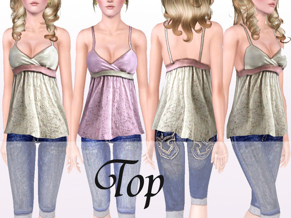 Sims 3 — Lace Top by ShakeProductions — 