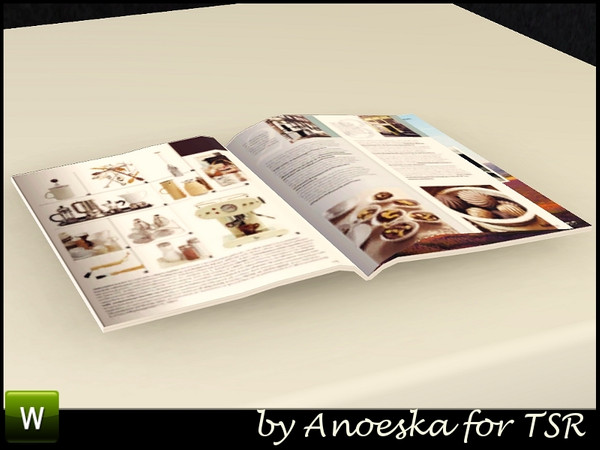 Sims 3 — Amarante Livingroom Magazine by AnoeskaB — Decorarive Magazine. Part of the Amarante Livingroom. Made by Anoeska