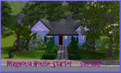 Sims 3 — Magnolia House by tilda11 — 1 bedroom, 1 bath home. Amenities include tv, bookshelf, microwave and blender,