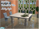 Sims 2 — Safari Dining in White by mky1374 — Meshes by Angela. 