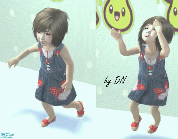 Sims 2 — Children overalls by DN by Dasha0510 — This cute children\'s denim overalls. Pockets in the form of small
