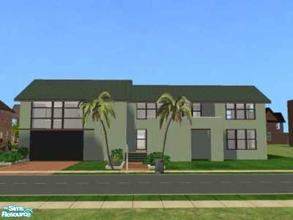 Sims 2 — Modern Family House by Djeranotjuh — this is a Modern Family House. Le me know what you think about it. 