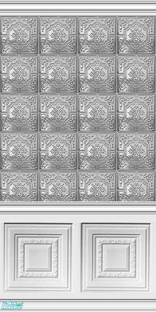 Sims 2 — Tin Punched Paneling 3 by Halfcreek — created by Halfcreek