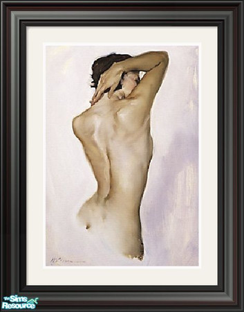 Sims 2 — Wall Hangings - Mc Twist by mistresscris — This painting can be purchased under \"Pineapple\". Created