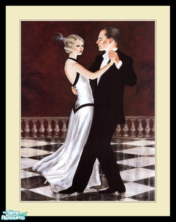 Sims 2 — Wall Hangings - Mc Feathers And Satin by mistresscris — This painting can be purchased under