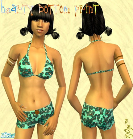 Sims 2 — Summer Sanity- Hearty Bottoms by Ajoya — Some of us wouldn\'t be caught dead or alive with our goods showing
