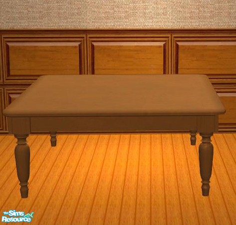 Sims 2 — PB Dining Recolor Honey - Diningtable 4tl by ShinoKCR — 